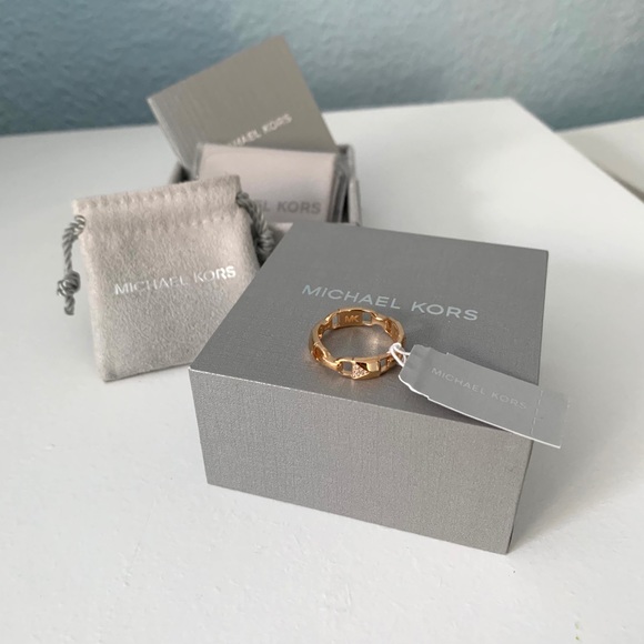 SOLD NWT MK 14k rosegold over sterling silver ring - Picture 7 of 8